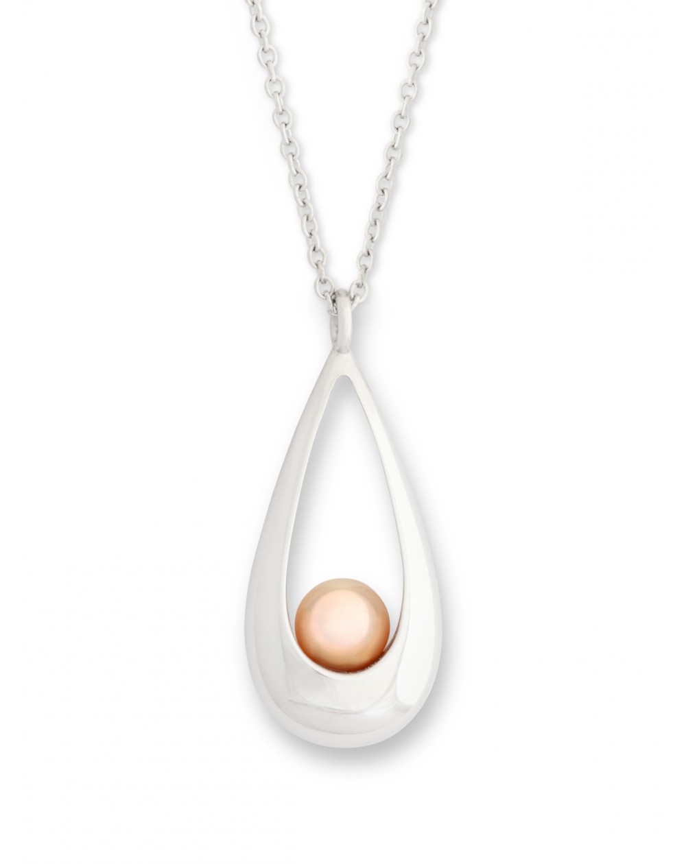 Silver Pendant and Freshwater Pearl